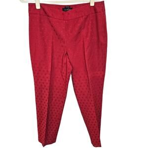 Talbots Pants Straight Leg Pants Women 12 Red Heritage Dress Pants Women Casual
